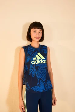 ADIDAS FARM TANK TOP BLUE