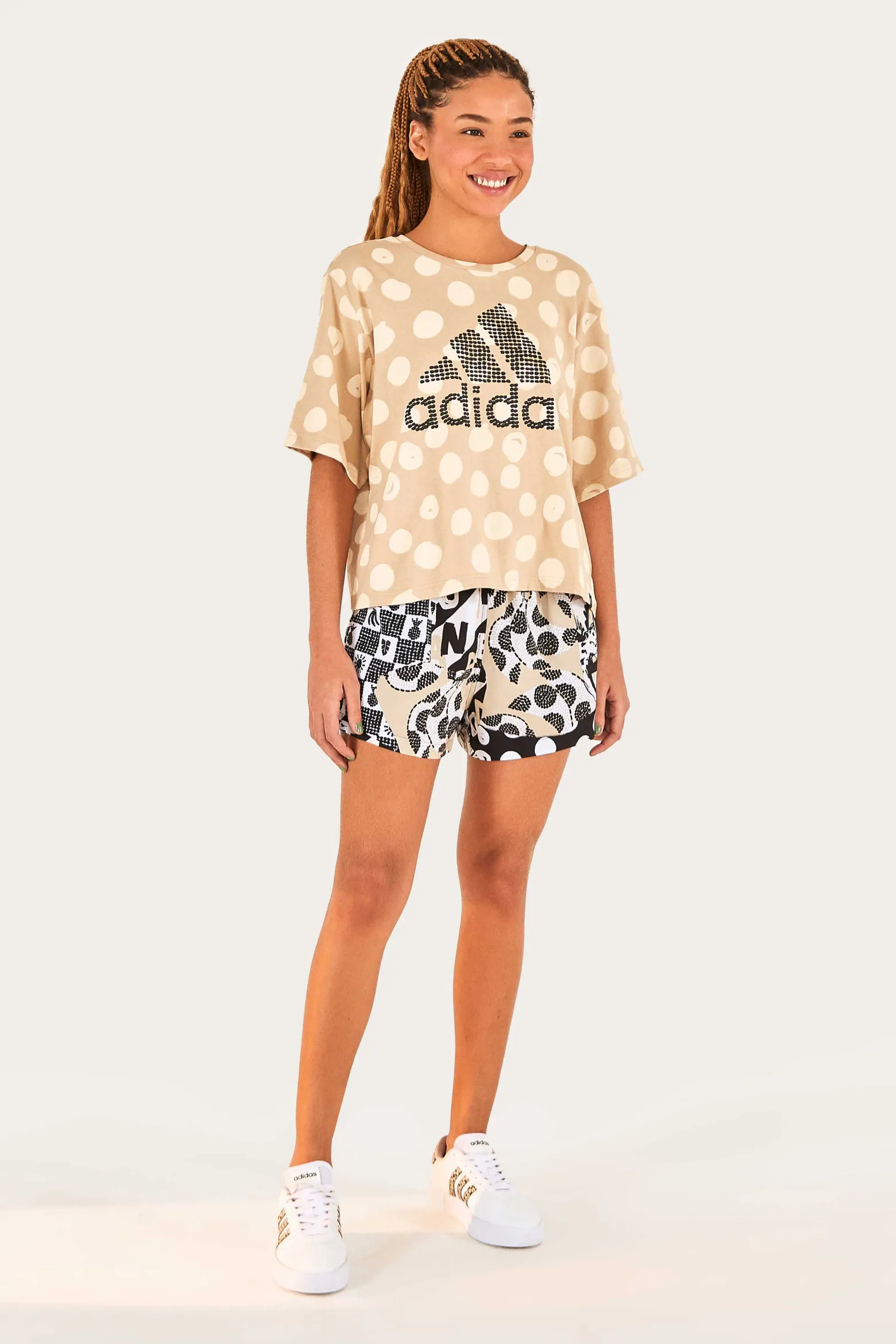 ADIDAS FARM TOTALLY NEW RIO T-SHIRT KHAKI