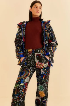 BLACK BOROGODO SKI PANTS