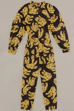 BLACK BOSSA BANANA JUMPSUIT