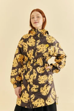 BLACK BOSSA BANANA RAINCOAT
