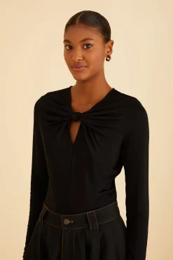 BLACK LONG SLEEVE BODYSUIT