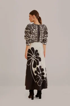  BLACK PALERMO MAXI SKIRT