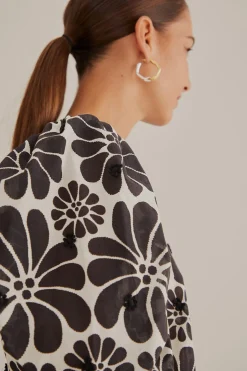  BLACK PALERMO PUFF SLEEVE BLOUSE