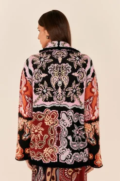 BLACK SWEET MERMAIDS KNIT BLAZER