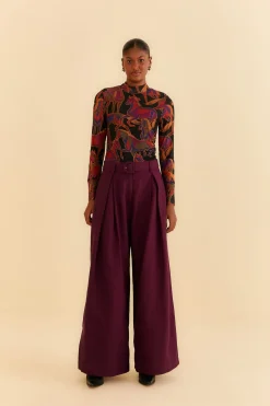  BLACK WILD HORSES TULLE BLOUSE