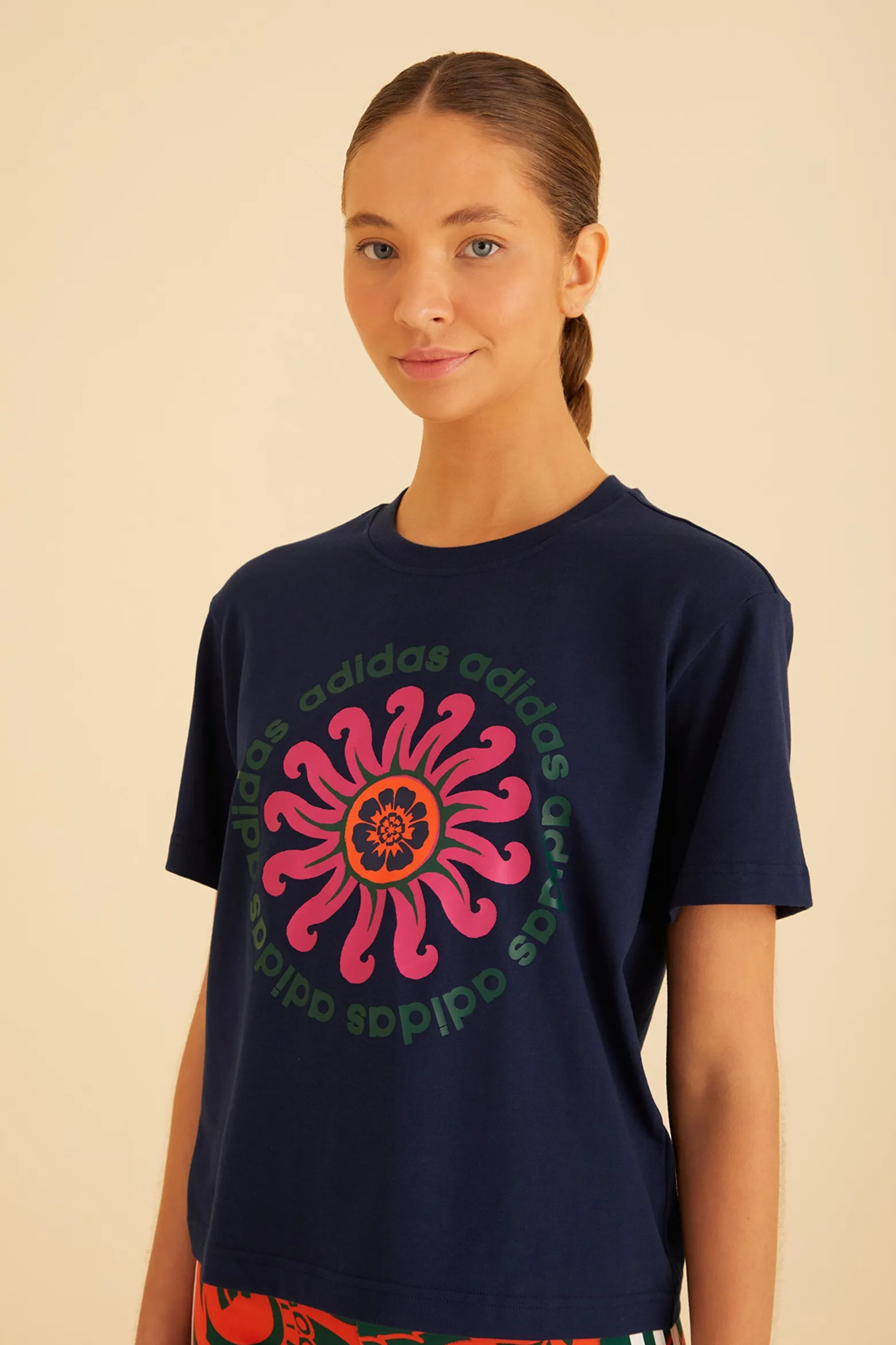 BLUE ADIDAS FARM GFX TEE