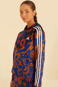 BLUE ADIDAS FARM HOODIE