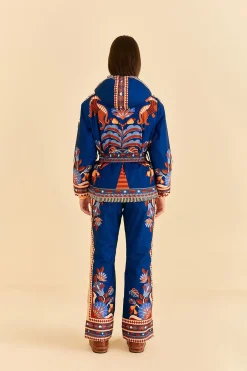  BLUE NATURE BEAUTY SKI JACKET