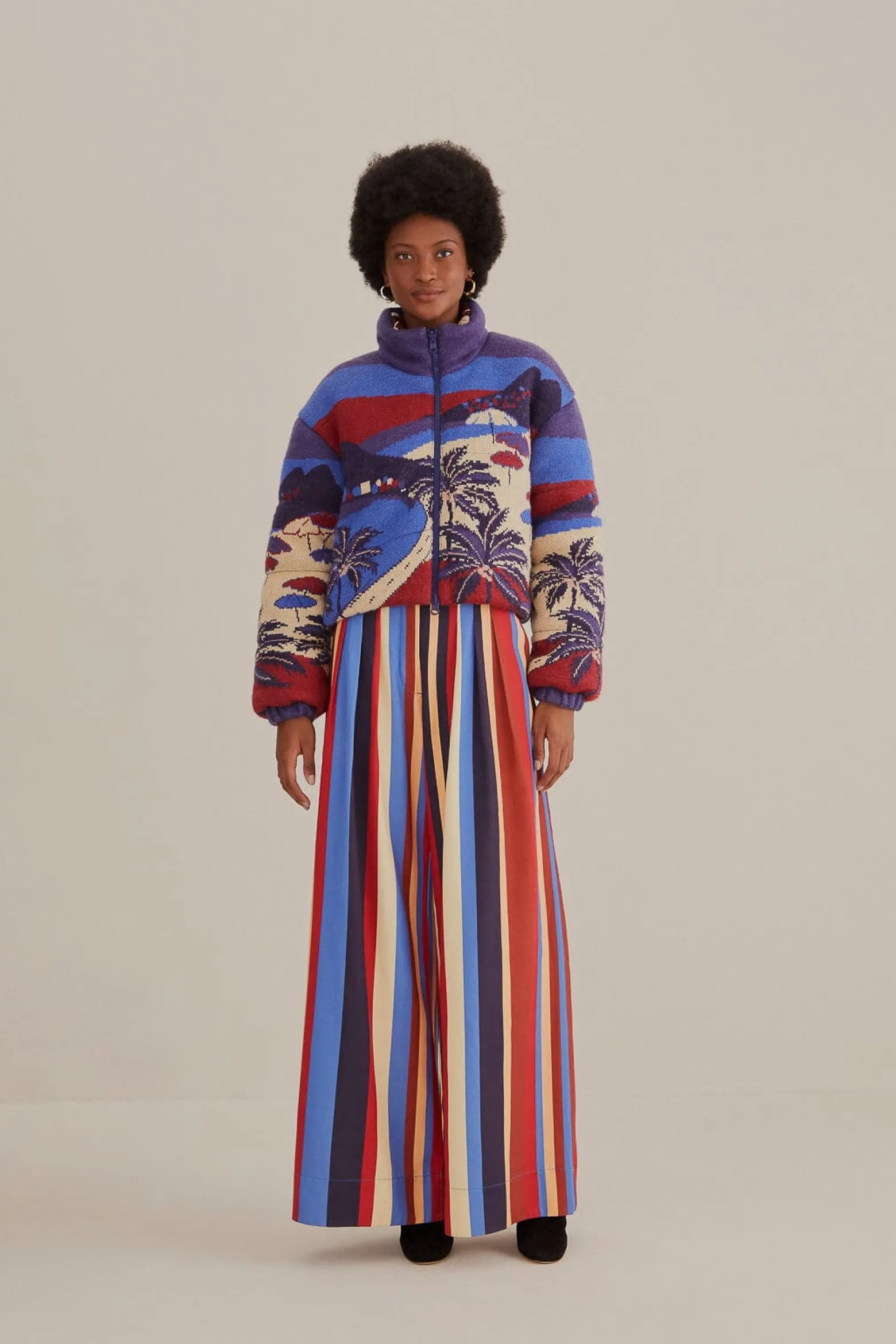 CARIOCA TRICOT PUFFER JACKET