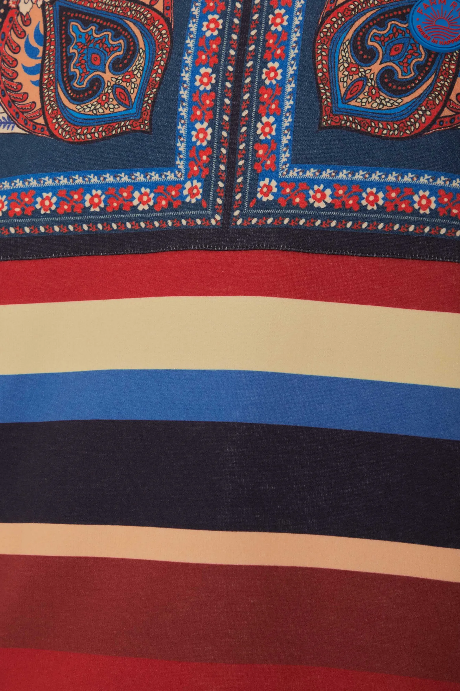 ENERGY SCARF MIXED PRINT SWEATSHIRT