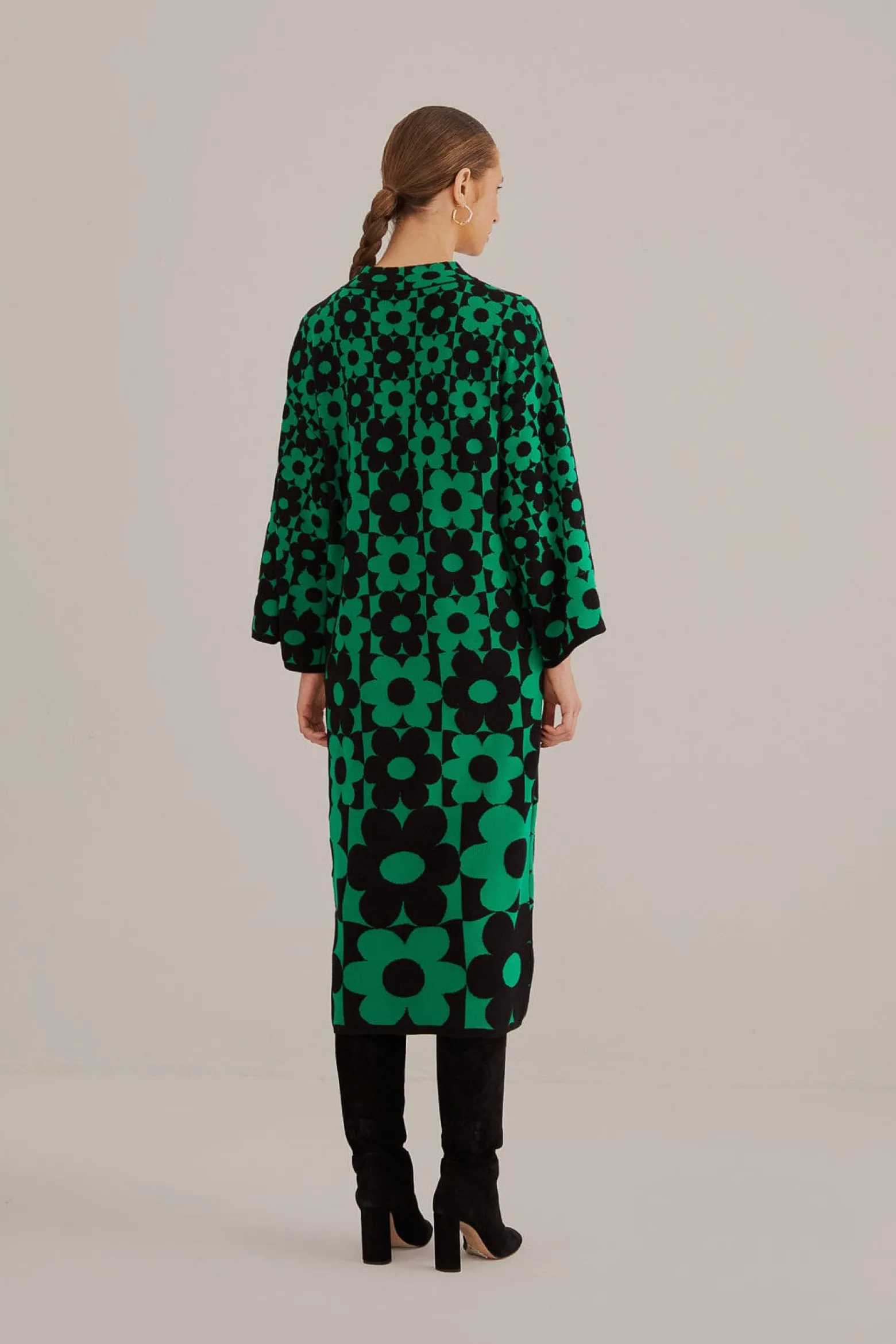 GREEN LOVEDAISY KNIT DRESS