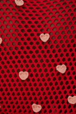  HANDMADE HEARTS KNIT SWEATER