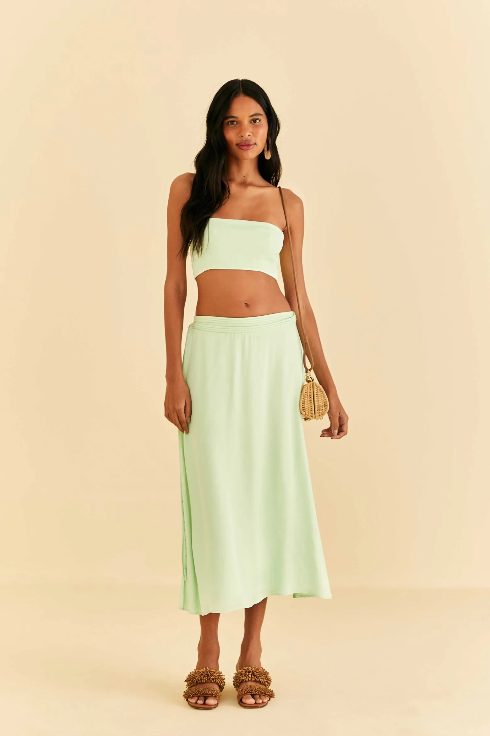 MINT MIDI SKIRT