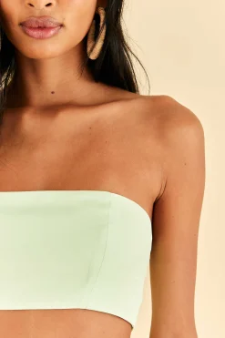 MINT SLEEVELESS CROP TOP