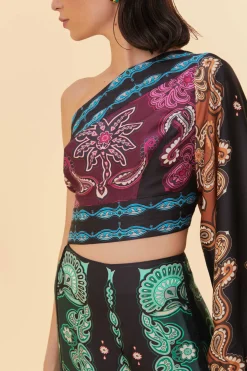  MULTICOLOR SWEET MERMAIDS ASYMMETRIC JUMPSUIT