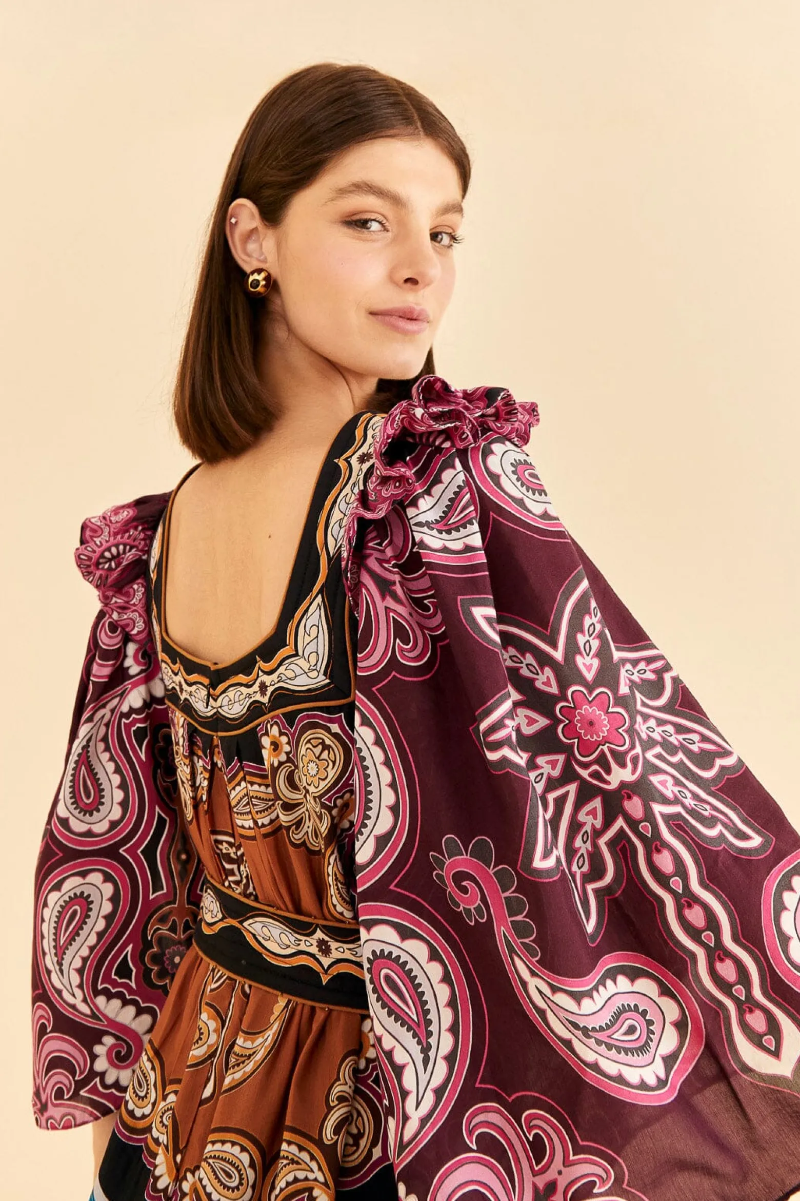 MULTICOLOR SWEET MERMAIDS MIDI DRESS