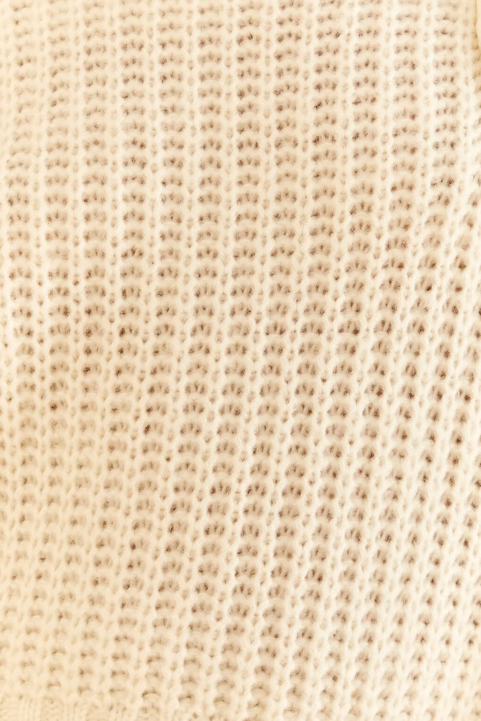 OFF-WHITE BRAIDED SWEATER