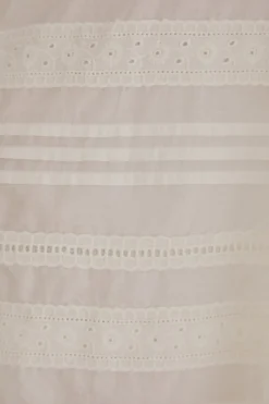 OFF-WHITE SQUARE NECKLINE BLOUSE
