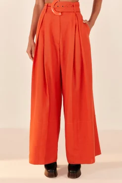  ORANGE TAILORED PANTS