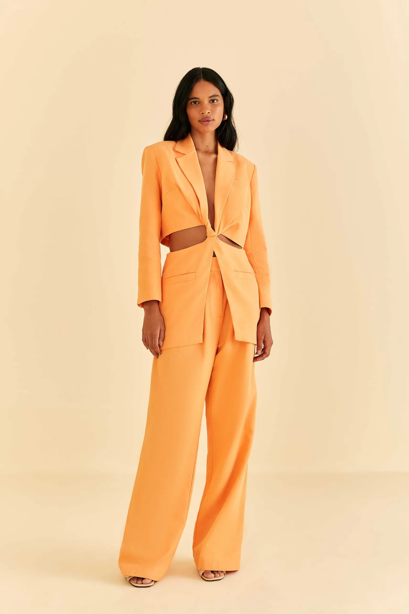 PEACH CUT OUT BLAZER