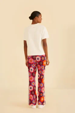 RED ADIDAS FARM PANTS