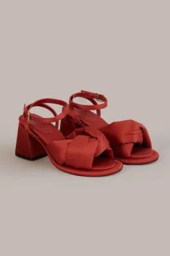  RUST PUFFER HIGH SANDAL