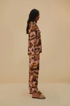 SHUHU BEIGE CARGO PANTS