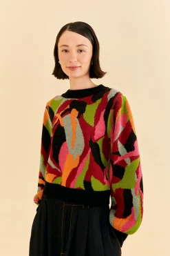  THE MULTICOLOR DANCE KNIT SWEATER