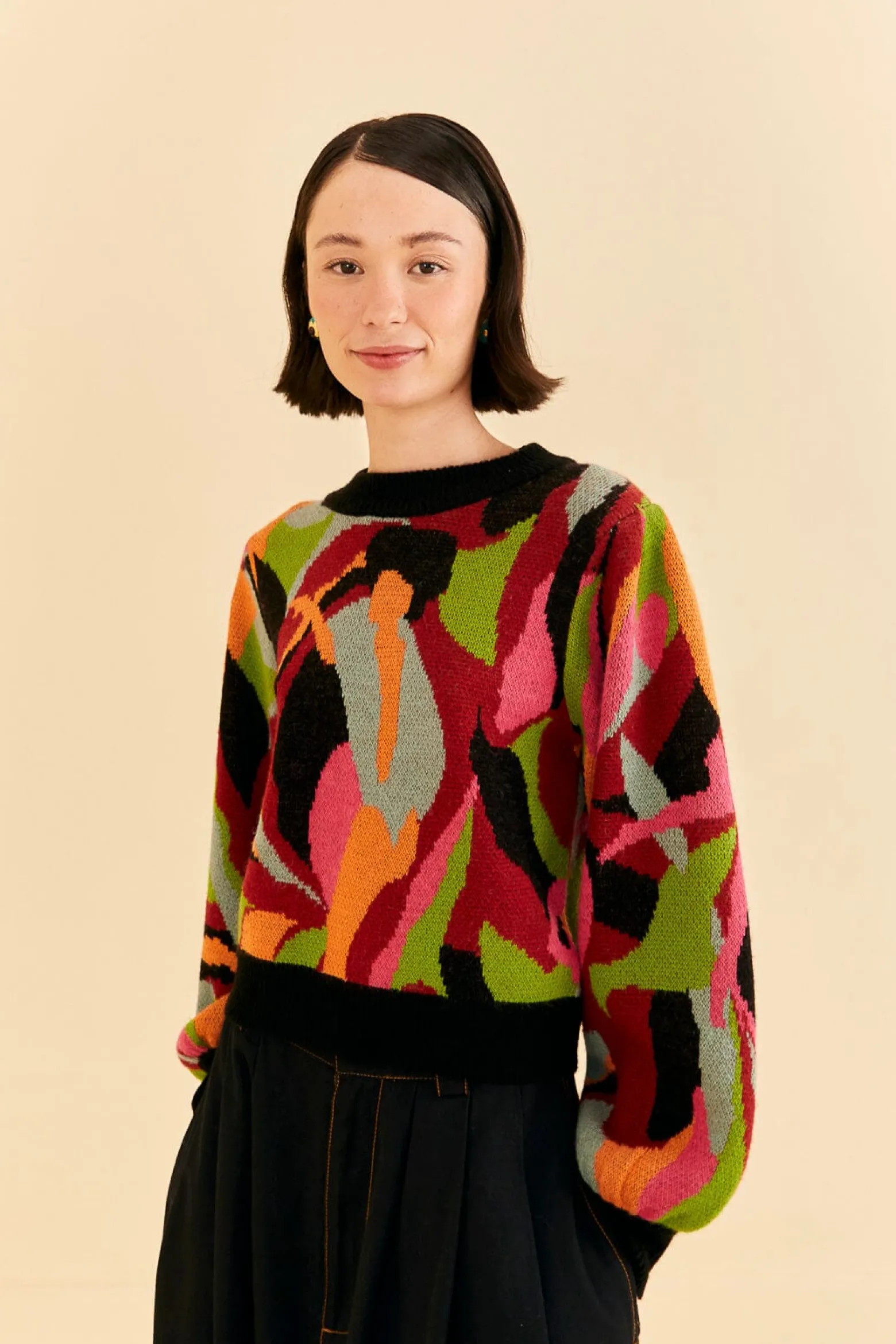 THE MULTICOLOR DANCE KNIT SWEATER