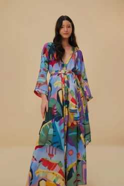  TROPICAL SCENARIO MULTICOLOR PANTS