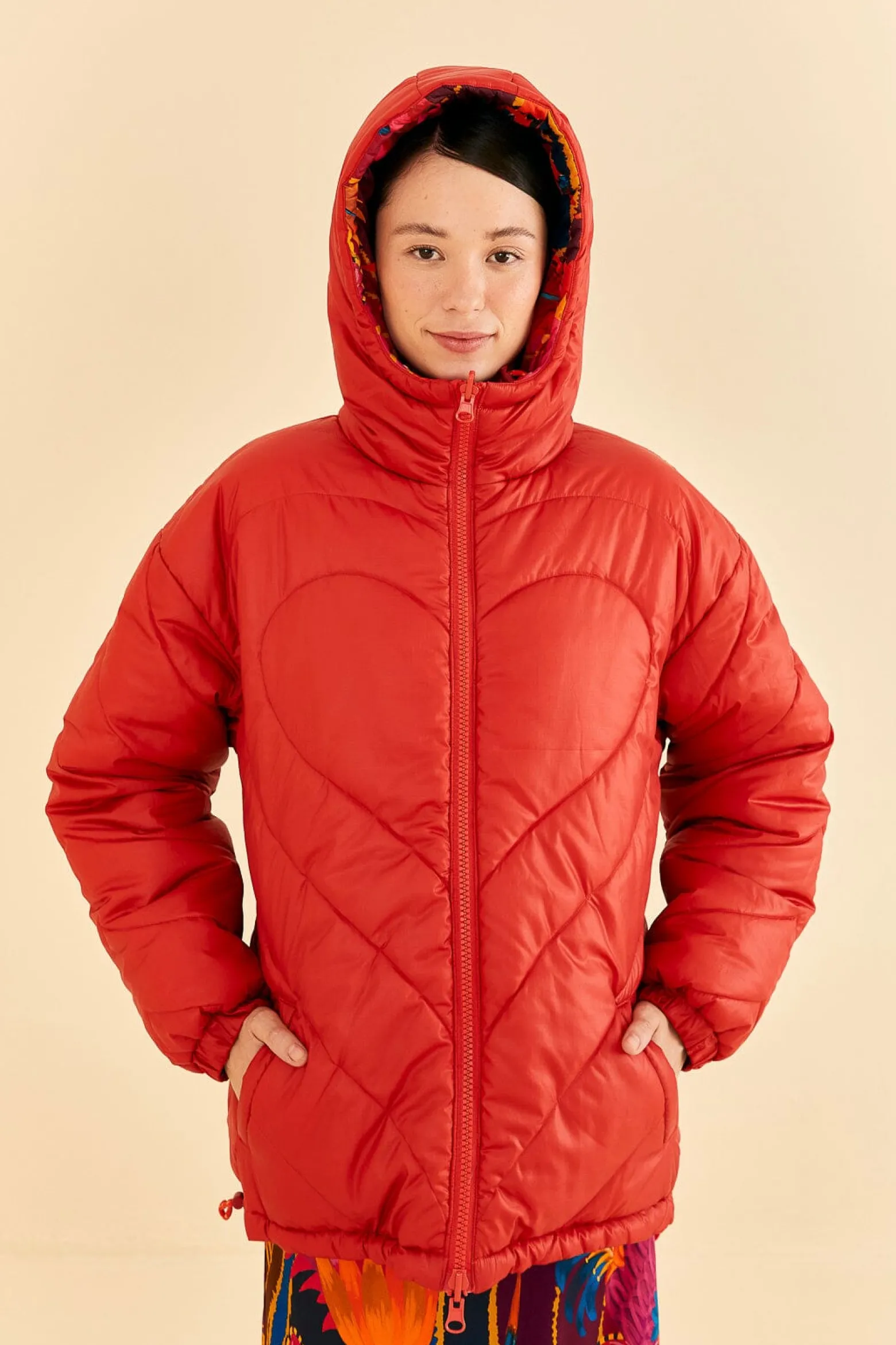  VINTAGE WAVE REVERSIBLE PUFFER JACKET