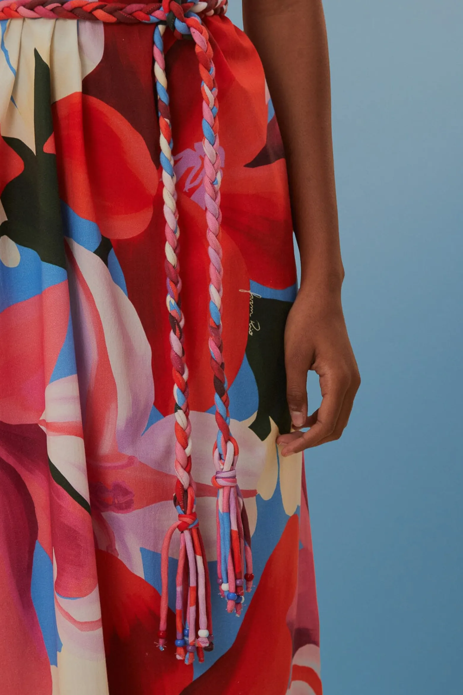  WATERCOLOR FLORAL SLEEVELESS COVER UP