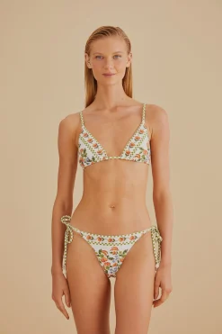 WHITE BANANA VITAMIN SIDE TIE BIKINI BOTTOM