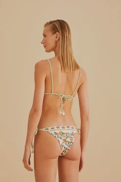 WHITE BANANA VITAMIN SIDE TIE BIKINI BOTTOM