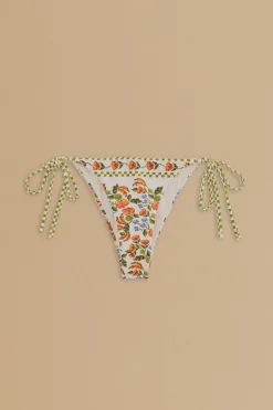 WHITE BANANA VITAMIN SIDE TIE BIKINI BOTTOM